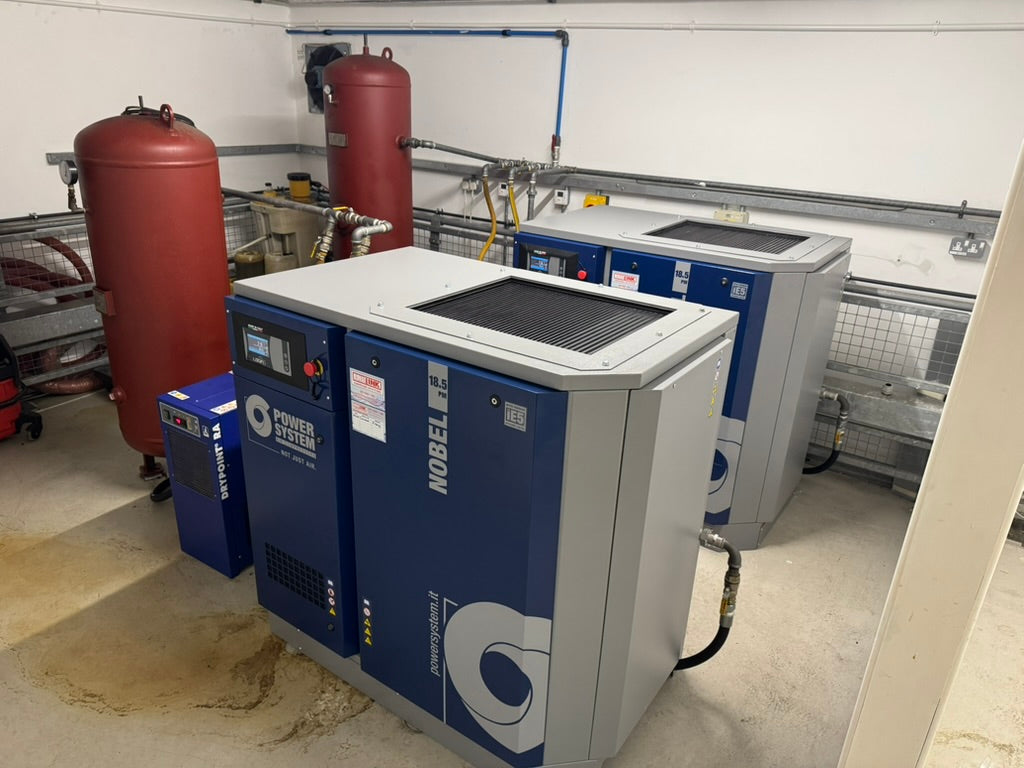 New Power System Nobel 18.5kW VSD Air Compressors Installed In Aldershot - Hampshire