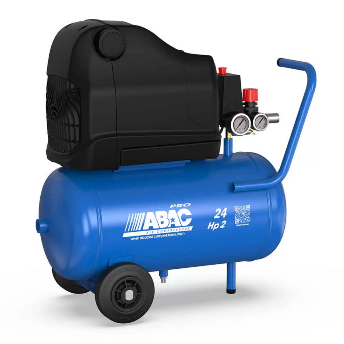 ABAC Pole Position OSS 20P 2Hp, 24Ltr Air Compressor - 1129741052 - airlinkcompressors.com