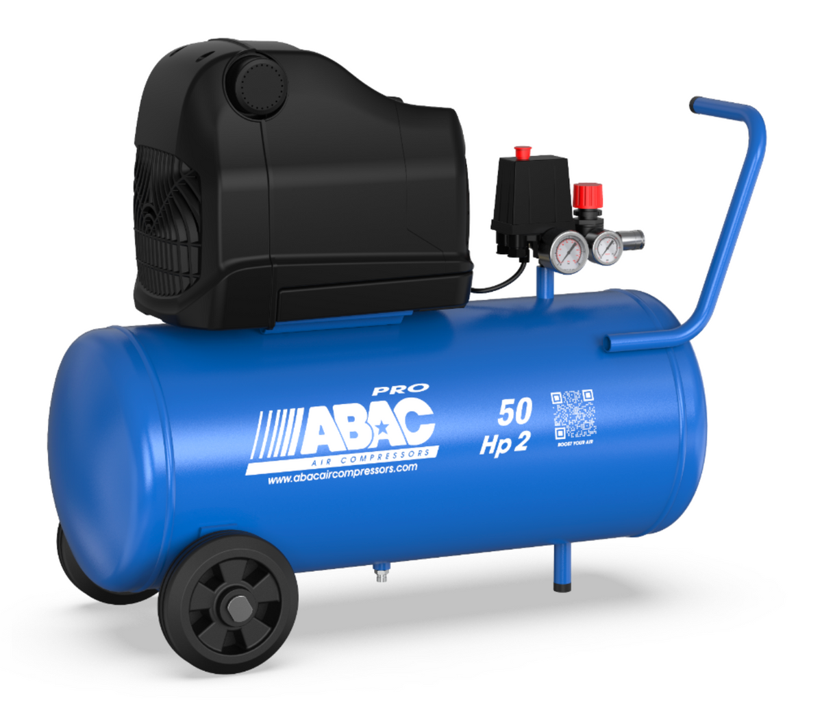 ABAC Montecarlo OSS20P 2Hp, 50Ltr Air Compressor - 1129741057 - airlinkcompressors.com