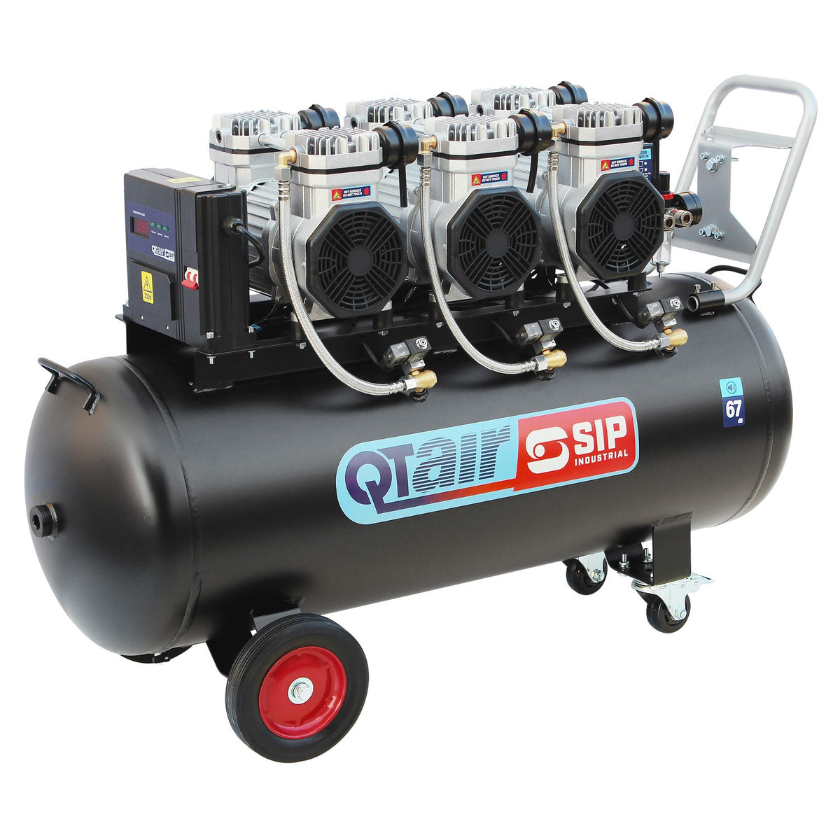 SIP QT DD 4.5hp 200ltr Ultra Low Noise Oil Free Air Compressor - 05498 - airlinkcompressors.com