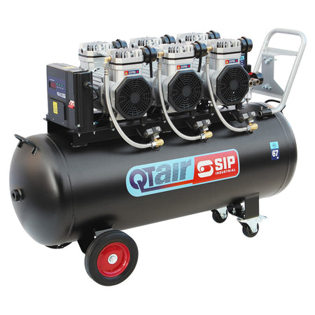 SIP QT DD 4.5hp 200ltr Ultra Low Noise Oil Free Air Compressor - 05498 - airlinkcompressors.com