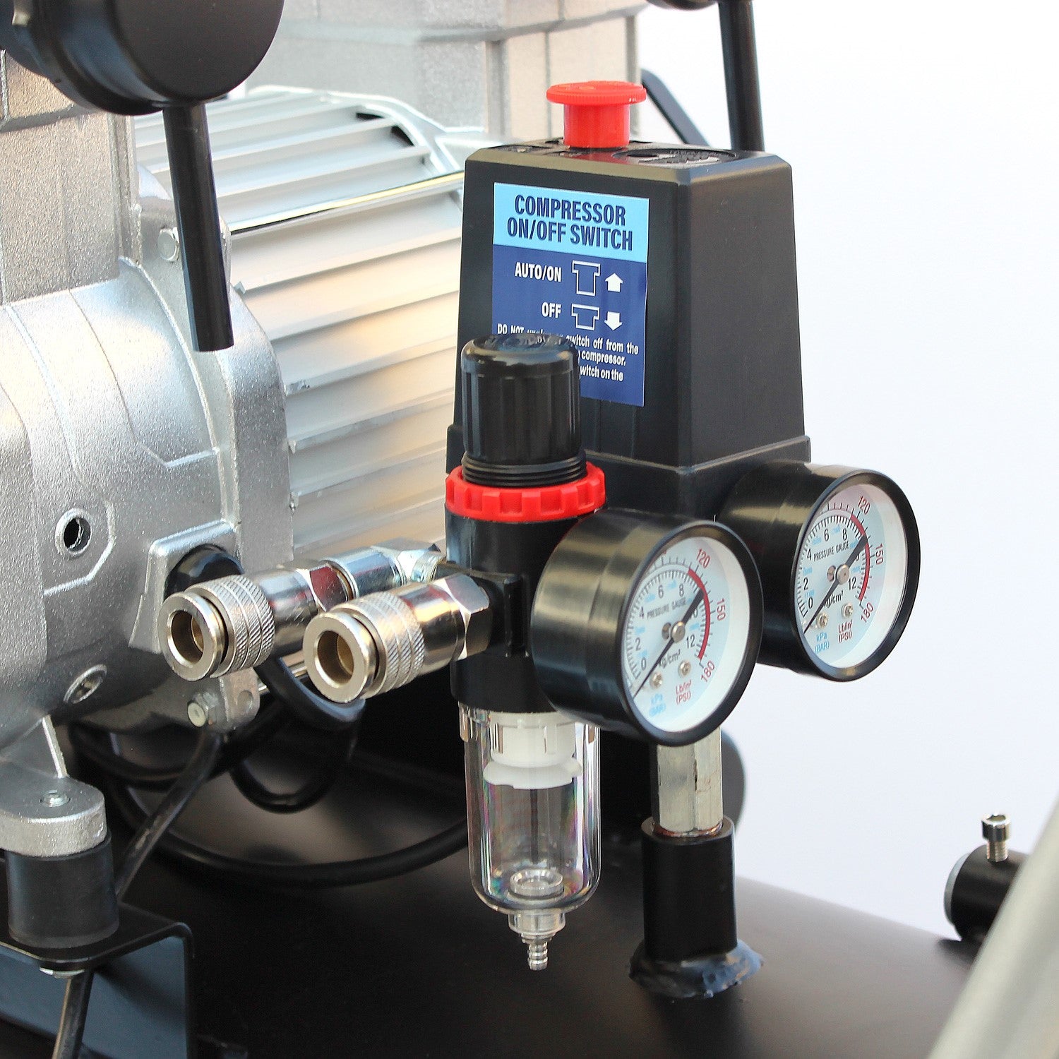 SIP QT DD 4.5hp 150ltr Ultra Low Noise Oil Free Air Compressor - 05497 - airlinkcompressors.com
