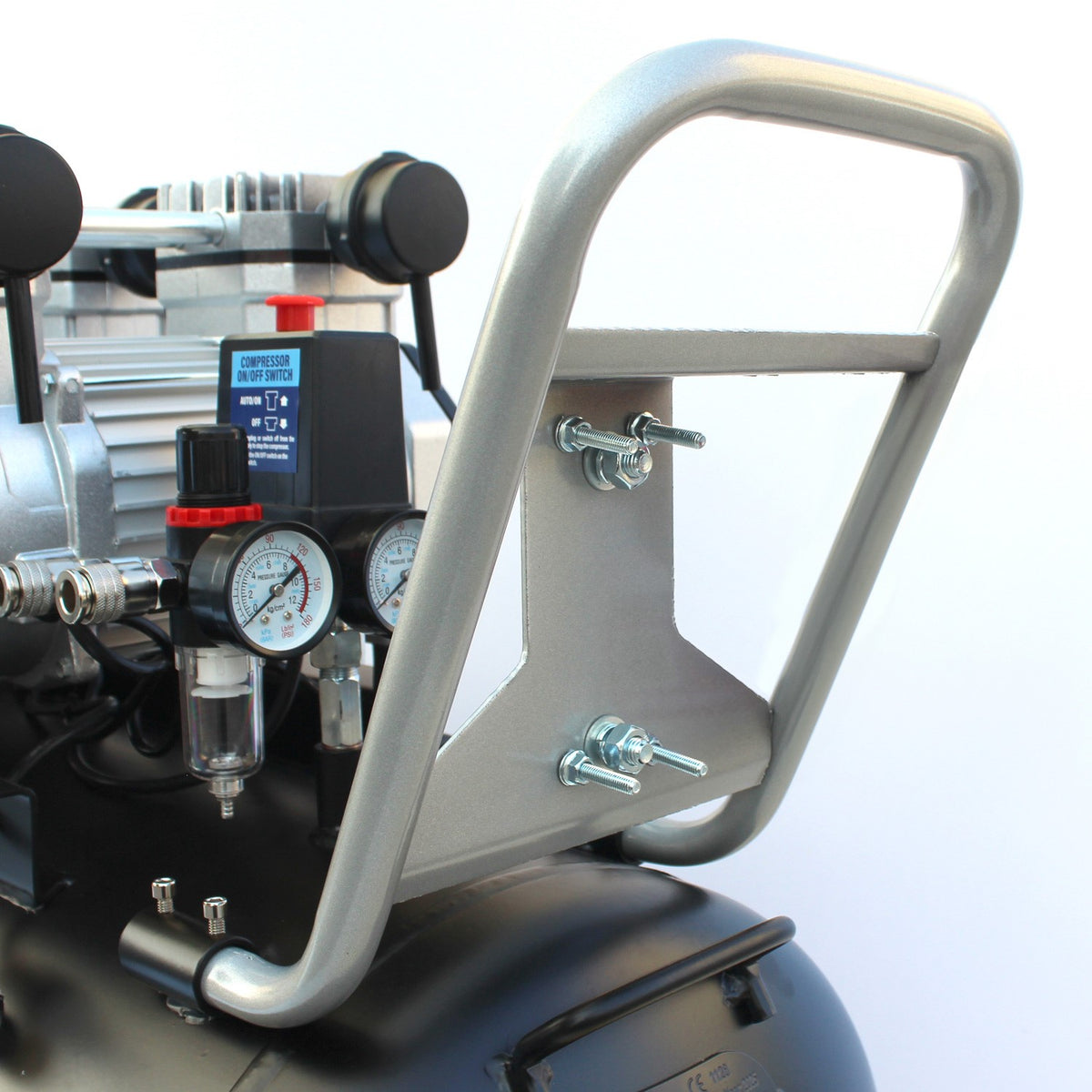 SIP QT DD 4.5hp 150ltr Ultra Low Noise Oil Free Air Compressor - 05497 - airlinkcompressors.com