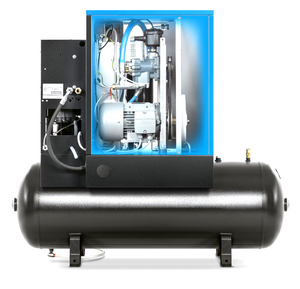 ABAC Spinn 7.5 EI Variable Speed (VSD) 7.5kW Screw Compressor, 200L Tank & Dryer