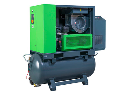 Avelair evo-integra 22 660L Receiver Mounted Compressor & Dryer 22kw 73 CFM - 15 Bar - airlinkcompressors.com