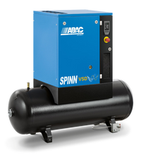 Load image into Gallery viewer, ABAC Spinn 7.5 I Variable Speed (VSD) 7.5kW Screw Compressor &amp; 200L Tank