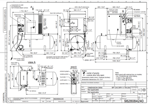 ABAC SPINN 5.5kW 10Bar 270L (400V) Screw Compressor & Dryer - 4152054993