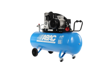 Portable ABAC compressor with retrofit lockable swivel wheels and extended handle