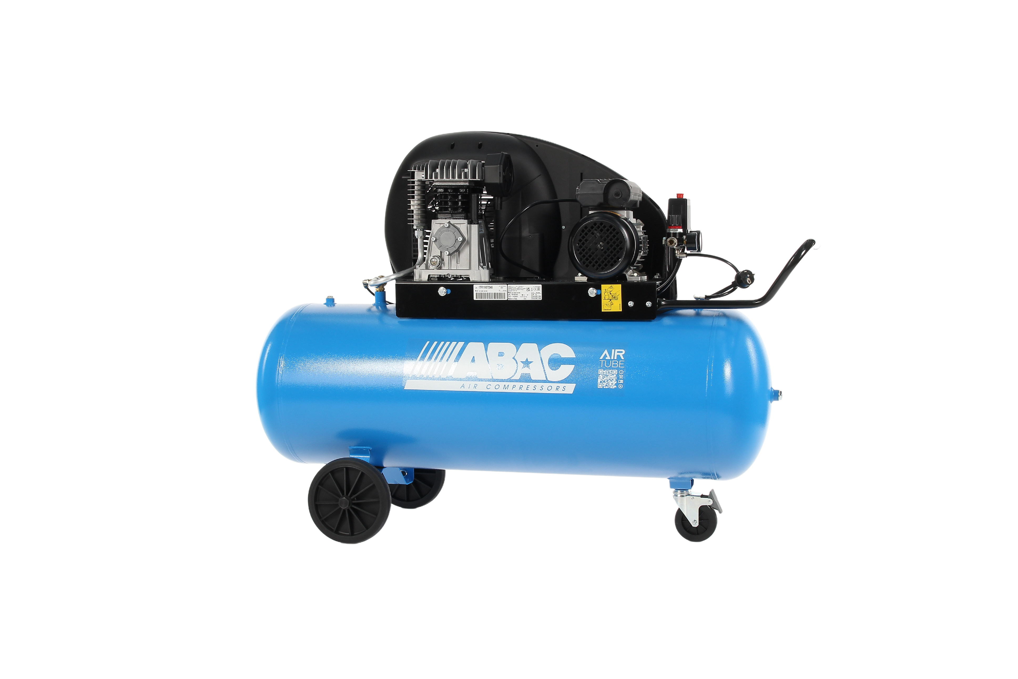 Close-up of ABAC compressor Euro Coupling Push-Fit connection
