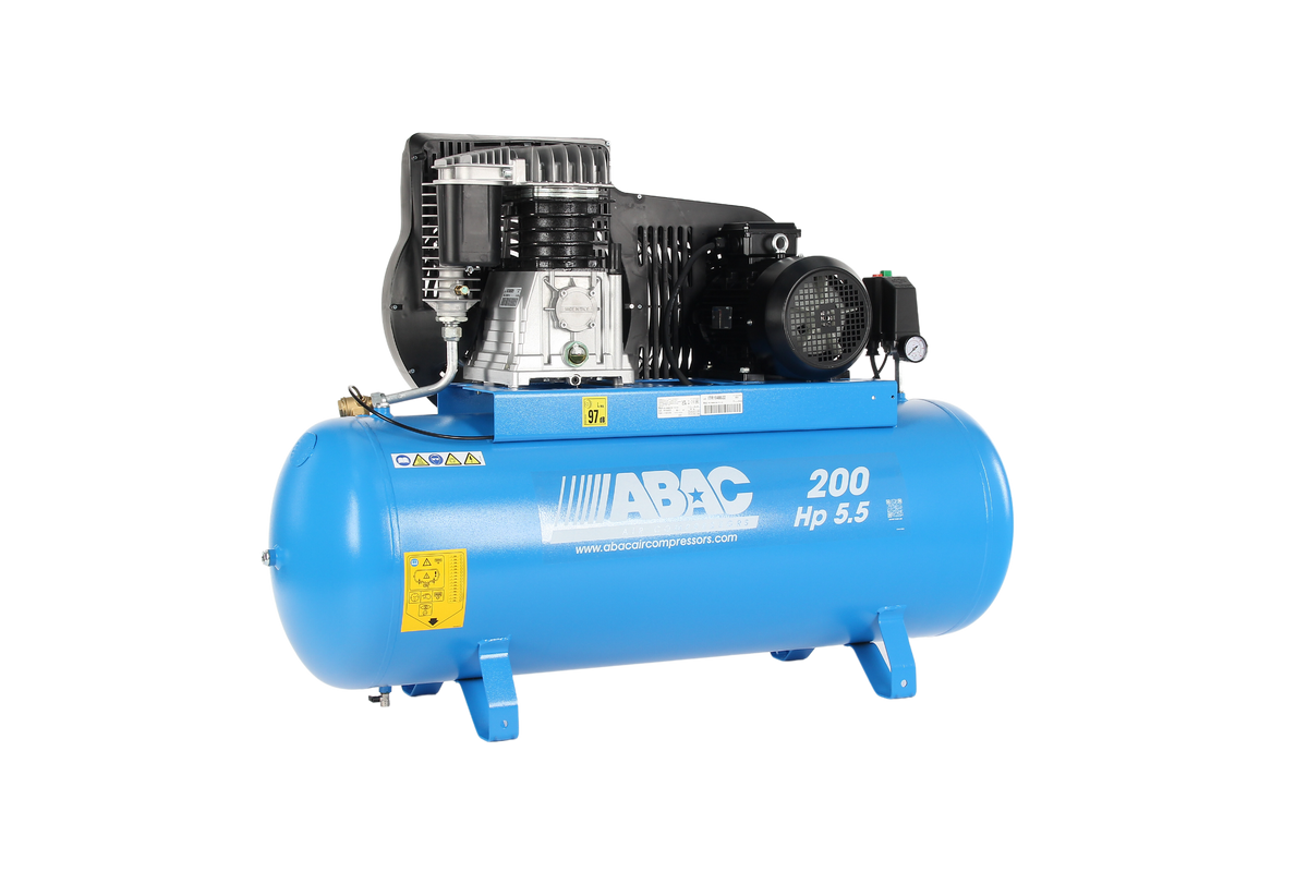 ABAC PRO B5900B 200 FT5.5 - 3 Phase 4kw 200L 23CFM 10Bar Air Compressor - 4116019759 - airlinkcompressors.com