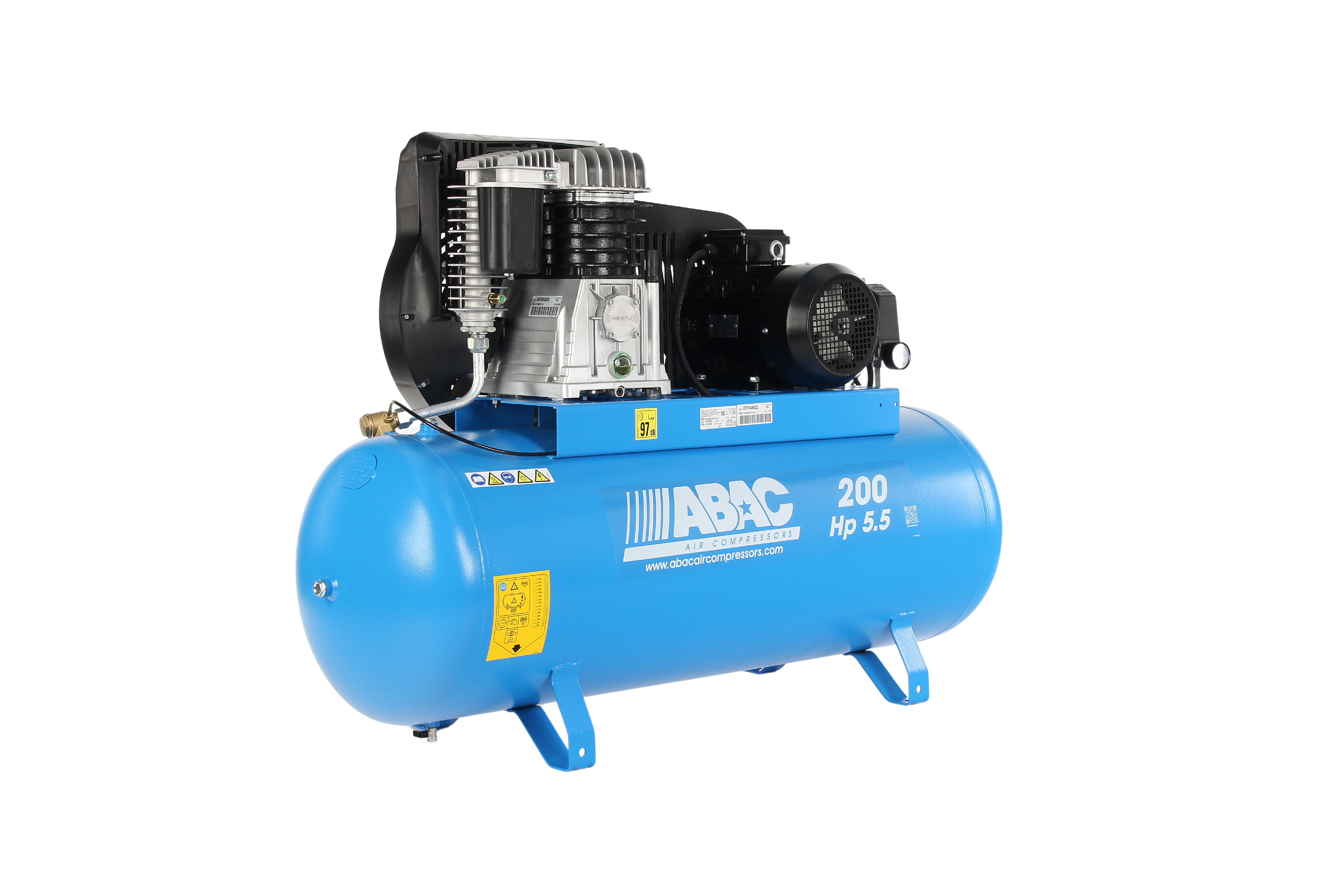 ABAC PRO B5900B 200 FT5.5 - 3 Phase 4kw 200L 23CFM 10Bar Air Compressor - 4116019759 - airlinkcompressors.com