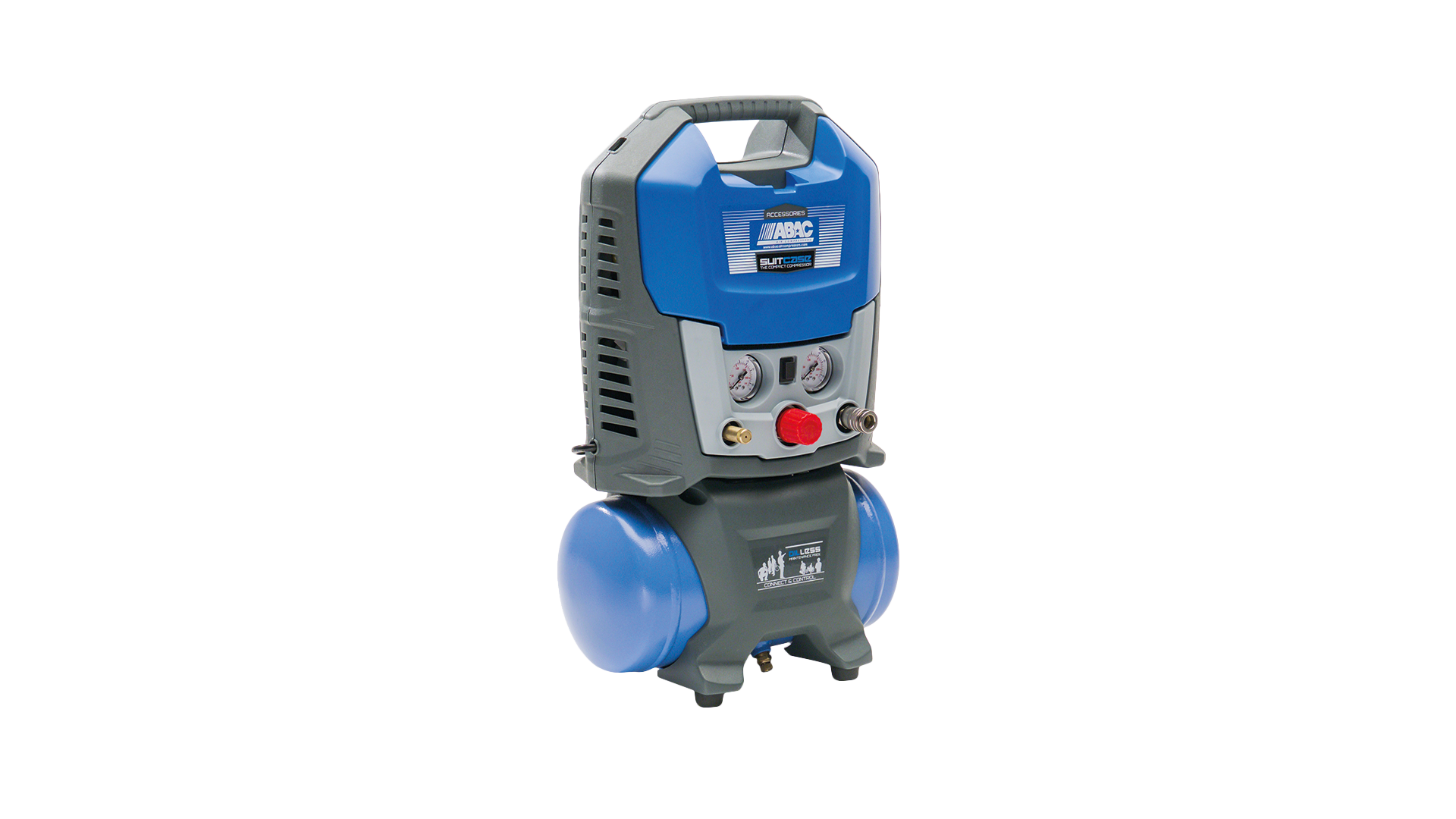 Abac Suitcase 6 UK 6 cfm @ 8 Bar oil free mini air compressor - 2236115862 - airlinkcompressors.com