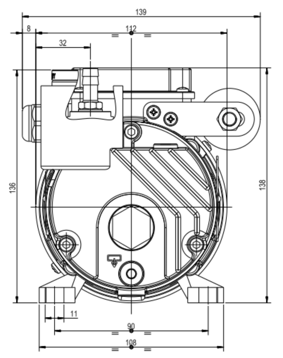 DVP LC4 Oil Lubricated Rotary Vane Vacuum Pump - 1.5kW - airlinkcompressors.com