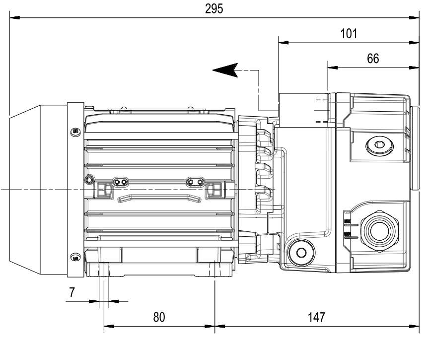 DVP LC8 Oil Lubricated Rotary Vane Vacuum Pump - 0.25 Kw - airlinkcompressors.com