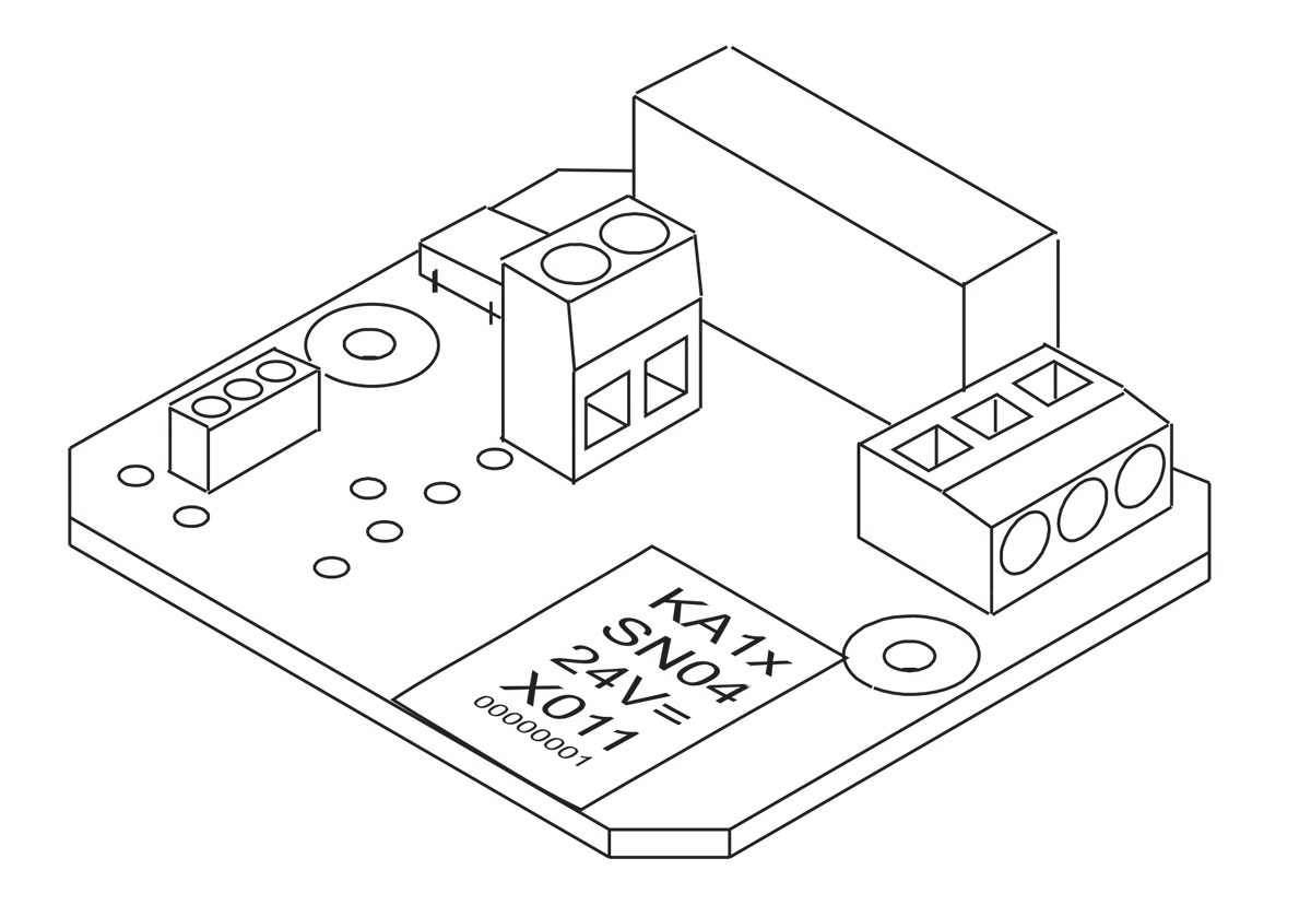 BEKO Technologies Spare part BEKOMAT  12, 12CO, 12 COPN63, 12 CONI, 12 KW, 13, 13 CO, 13 COPN25/40/50, 14, 14 CO, 14COPN25, 16CO sensor pcb, 24 VAC 2000065 - airlinkcompressors.com