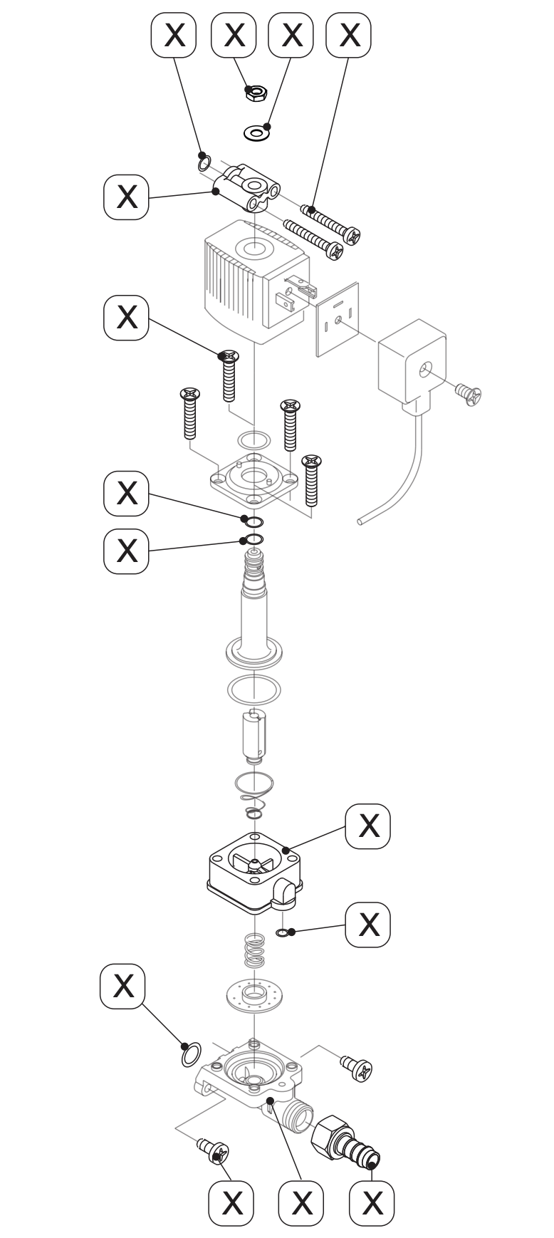 BEKO Technologies Spare part BEKOMAT 12 valve attachment components cmpl. 2000052 - airlinkcompressors.com