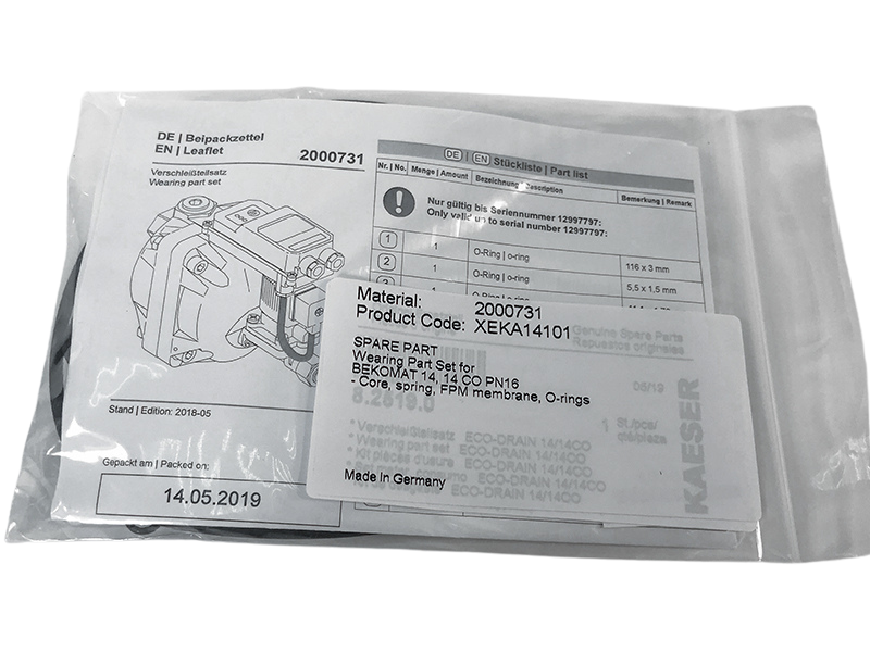 BEKO Technologies Spare part BEKOMAT 14 , 14 CO wearing parts set 2000731 - airlinkcompressors.com
