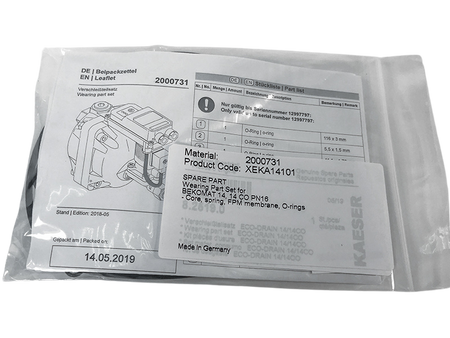 BEKO Technologies Spare part BEKOMAT 14 , 14 CO wearing parts set 2000731 - airlinkcompressors.com