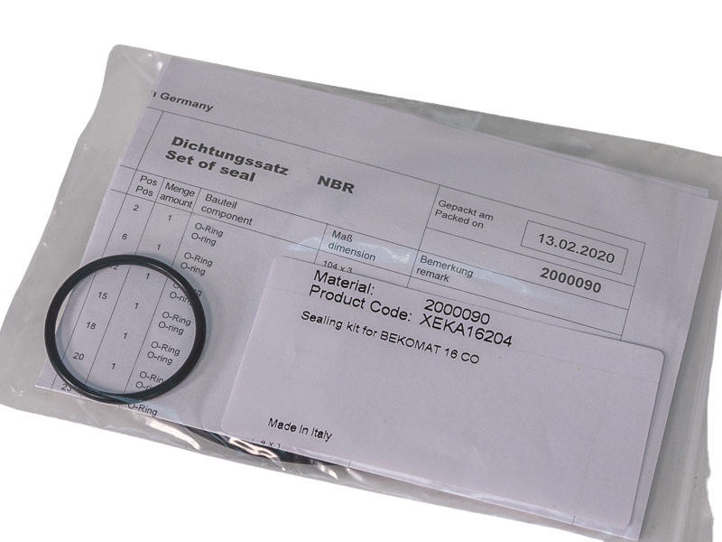 BEKO Technologies Spare part BEKOMAT 16 CO sealing parts kit (XEKA16204) 2000090 - airlinkcompressors.com