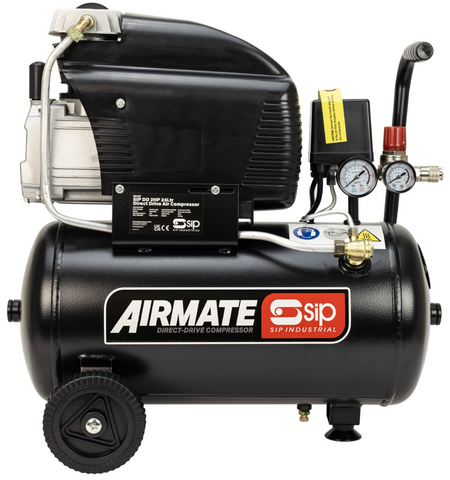 SIP DD 2hp 24ltr Direct Drive Compressor 6457 - airlinkcompressors.com