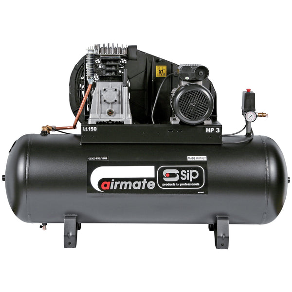 SIP PX3/150-SRB 150ltr Belt Drive Compressor - 05300 - airlinkcompressors.com