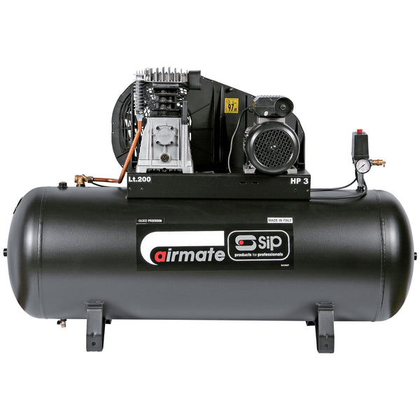 SIP PX3/200-SRB 200ltr Belt Drive Compressor - 05302 - airlinkcompressors.com