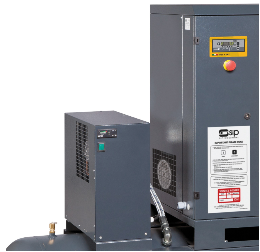 SIP RS4.0-10-200BD/RD 200ltr Rotary Screw Compressor with Dryer - 06274 - airlinkcompressors.com