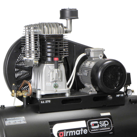 SIP TN10/270 270ltr Belt Drive Compressor - 06587 - airlinkcompressors.com