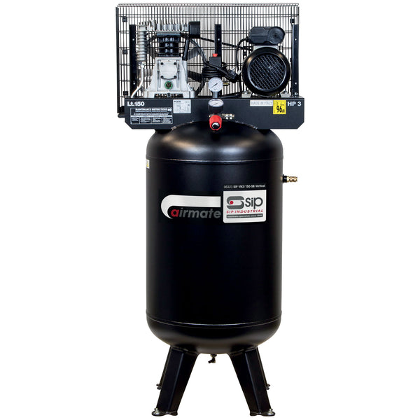 SIP VN3/150-SB Vertical Belt Drive Compressor - 06323 - airlinkcompressors.com