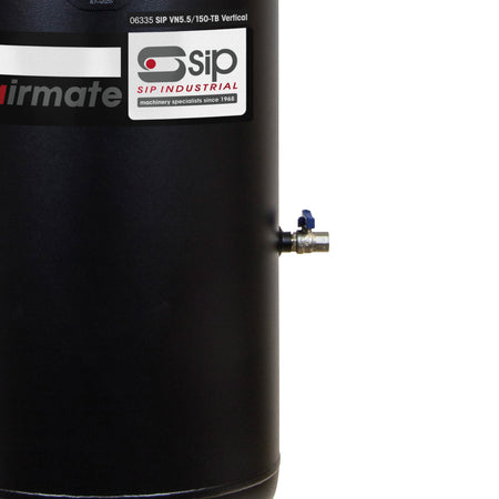SIP VN5.5/150-TB Vertical Belt Drive Compressor - 06335 - airlinkcompressors.com