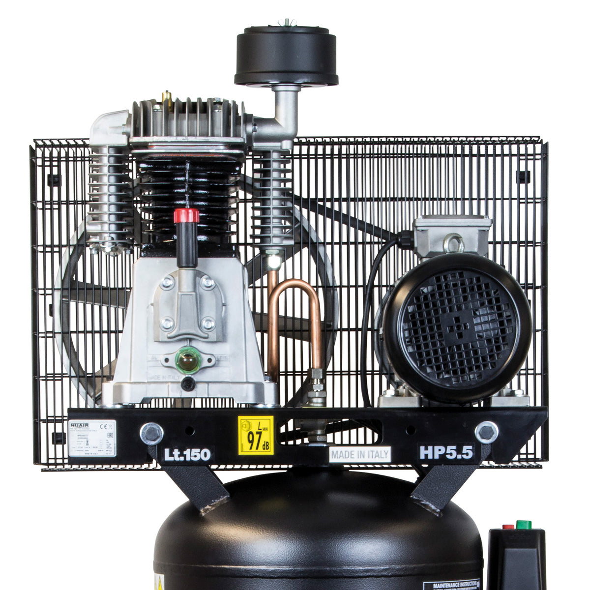 SIP VN5.5/150-TB Vertical Belt Drive Compressor - 06335 - airlinkcompressors.com