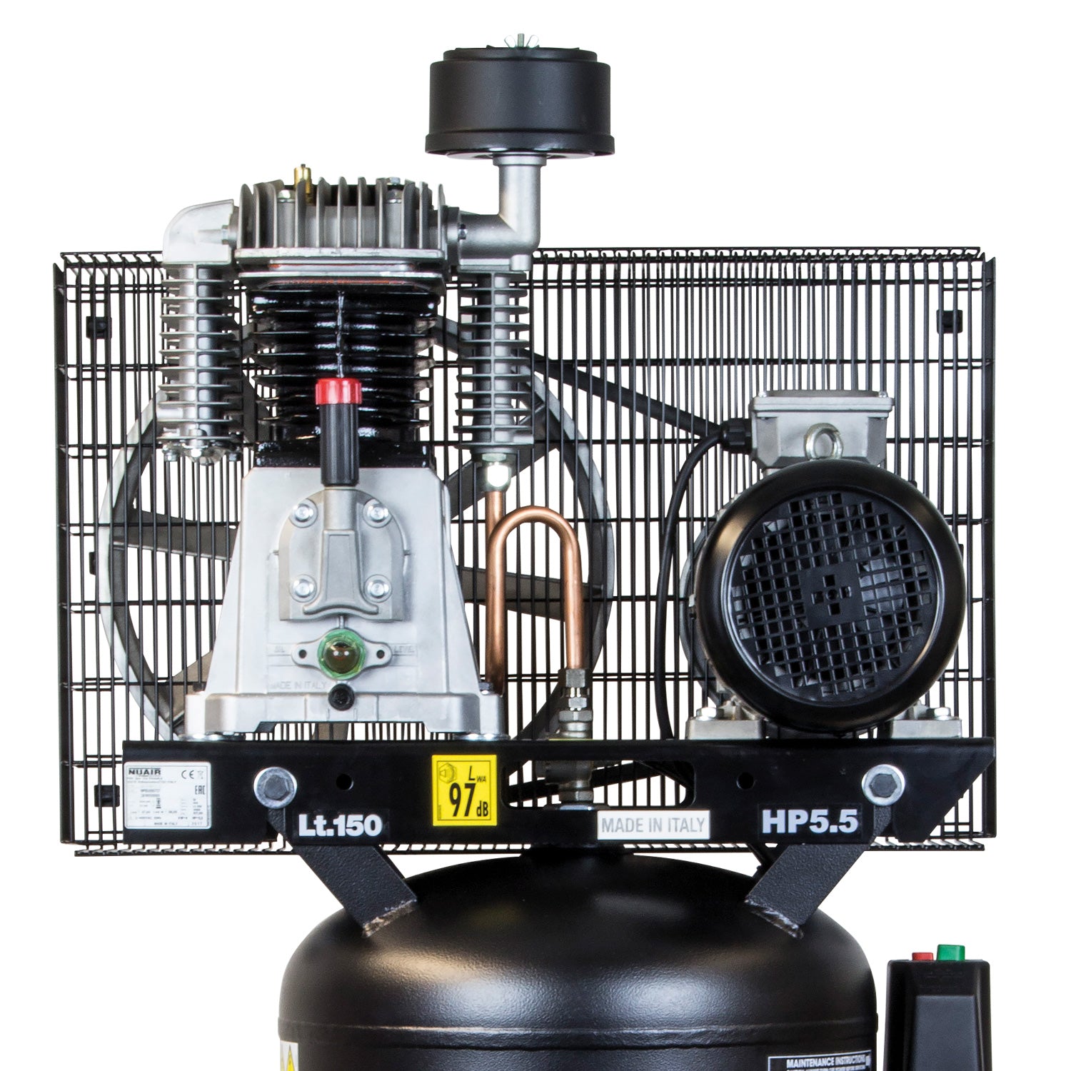 SIP VN5.5/150-TB Vertical Belt Drive Compressor - 06335 - airlinkcompressors.com