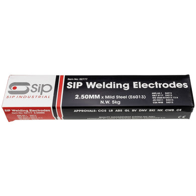 SIP 5kg x 2.5mm 6013 Mild Steel Electrodes  Part Number  2777