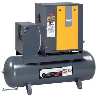 SIP RS4.0-08-200BD/RD 200ltr Rotary Screw Compressor with Dryer - 05378A