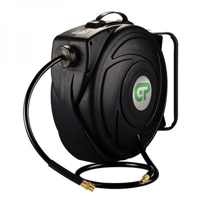 GP Black 17M Compressed Air Retractable PVC Hose Reel - HR5-315BCBKH