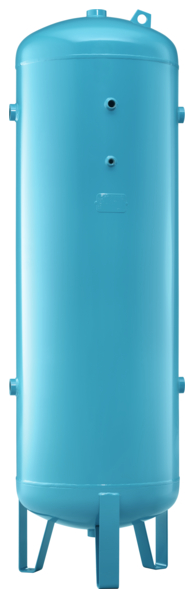 Painted 500Ltr 16 Bar Vertical Compressed Air Receiver Tank & Fittings - 4101000944 - airlinkcompressors.com