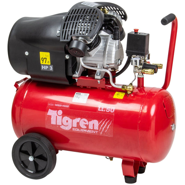 TIGREN V50DD 3HP Direct-Driven Compressor  Part Number  4387 - airlinkcompressors.com