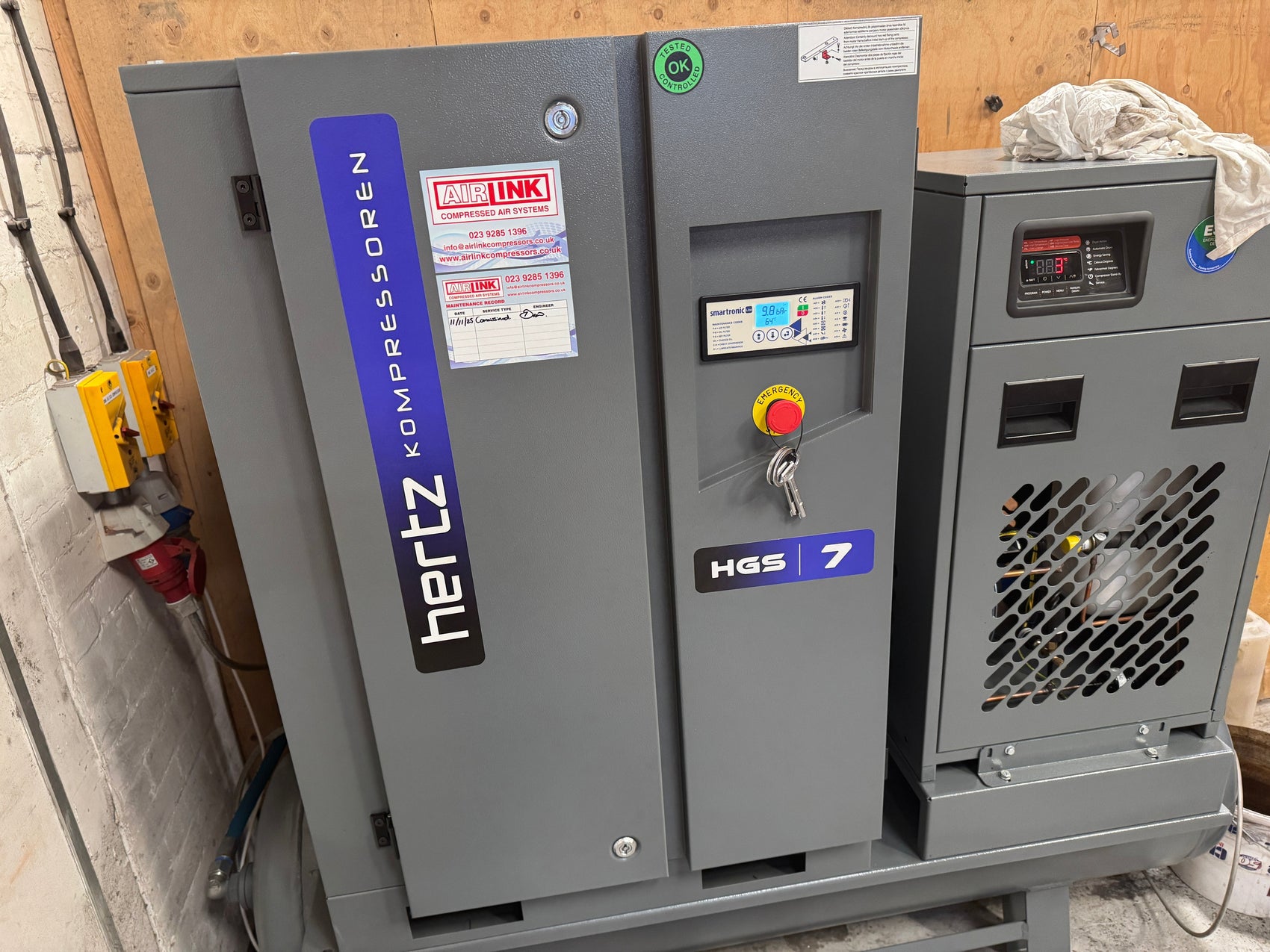 Airlink Compressors Upgrades Metal Fabrication Workshop in Waterlooville with New Hertz HGS 7 System