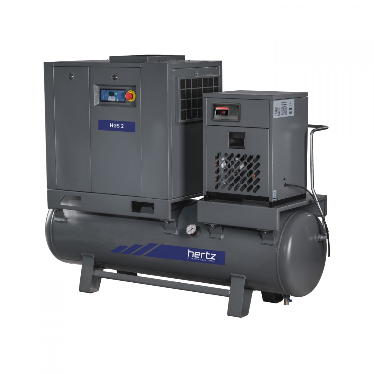 Hertz HGS-HSC Series Rotary Screw Air Compressors | Reliable Industrial Air Solutions
