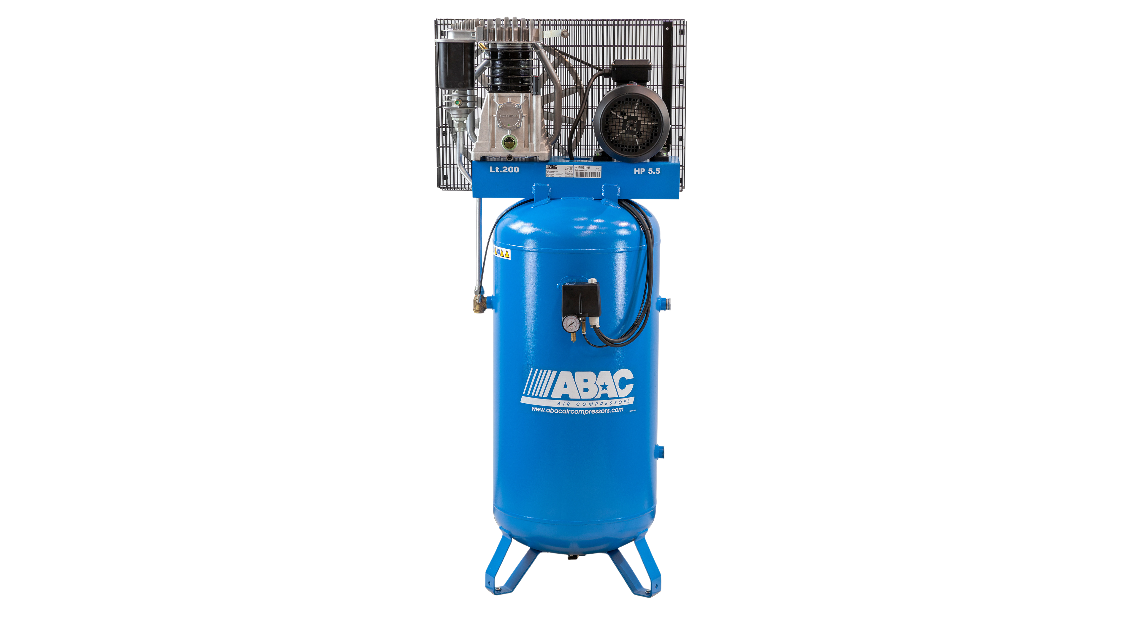 ABAC PRO B5900B 200L VT5.5 Vertical Air Compressor 400Volt - 4116024563