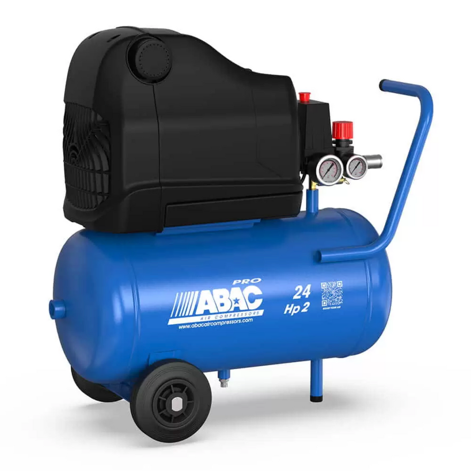 ABAC Pole Position OSS 20P 2Hp, 24Ltr Air Compressor - 1129741052