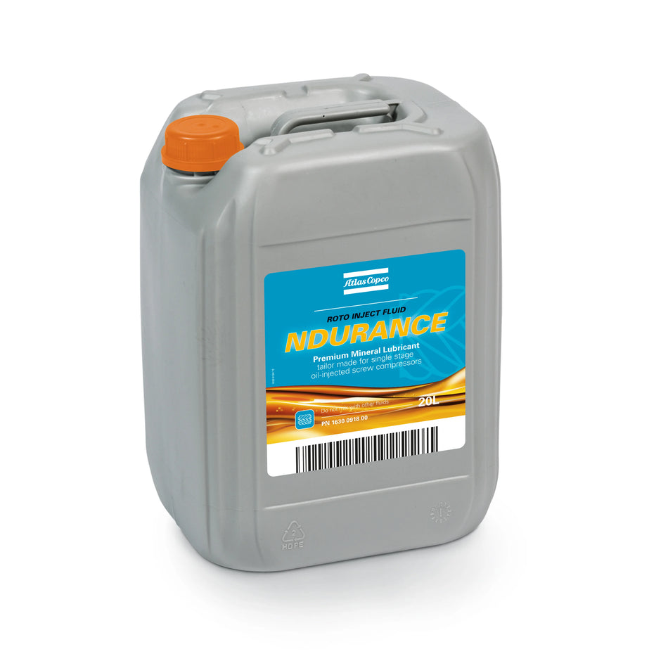 Atlas Copco NDURANCE Mineral Screw Compressor Oil 20L - 1630091800