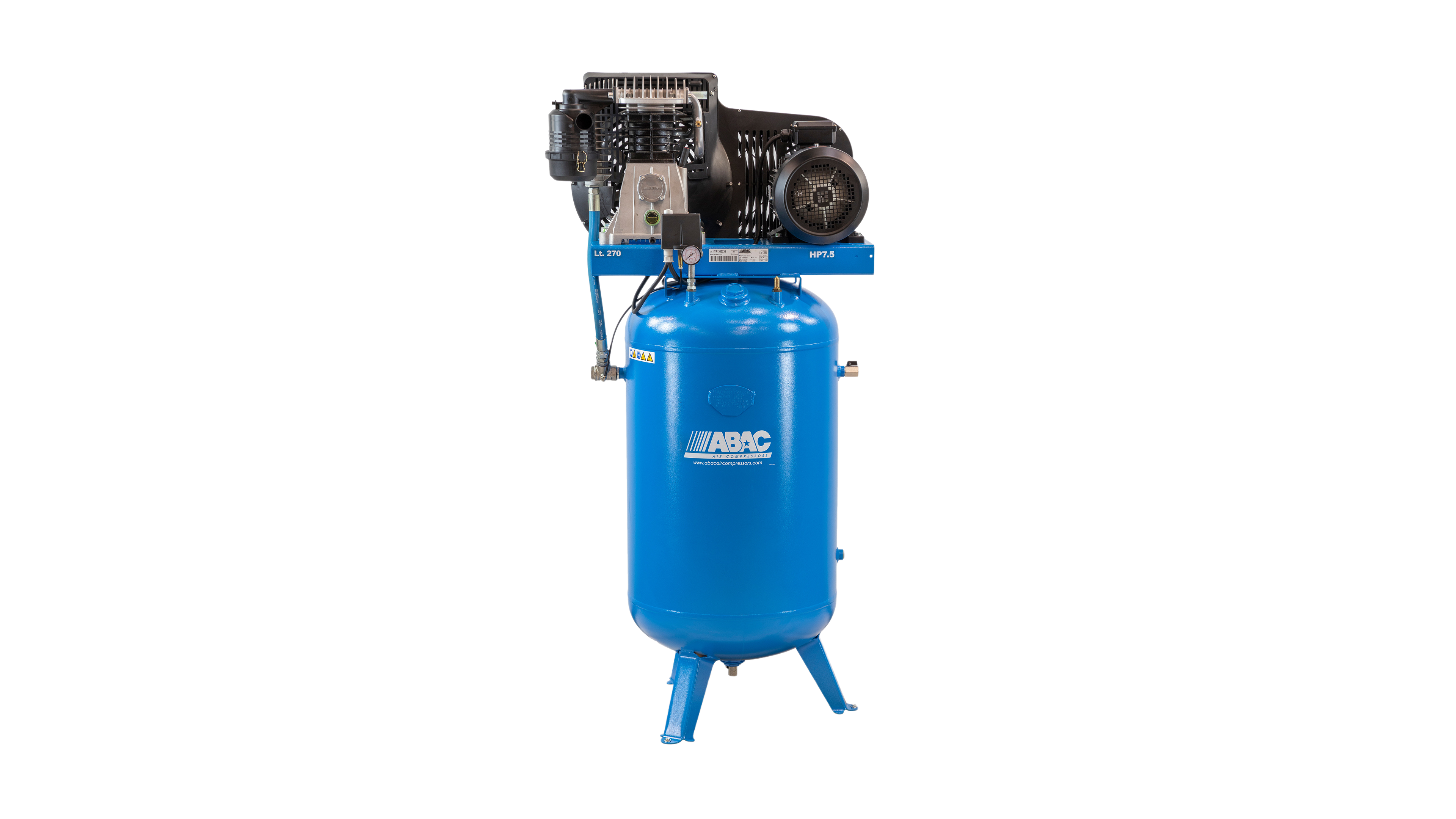 ABAC PRO B6000 270L VT7.5 Vertical Air Compressor 400Volt - 4116017001