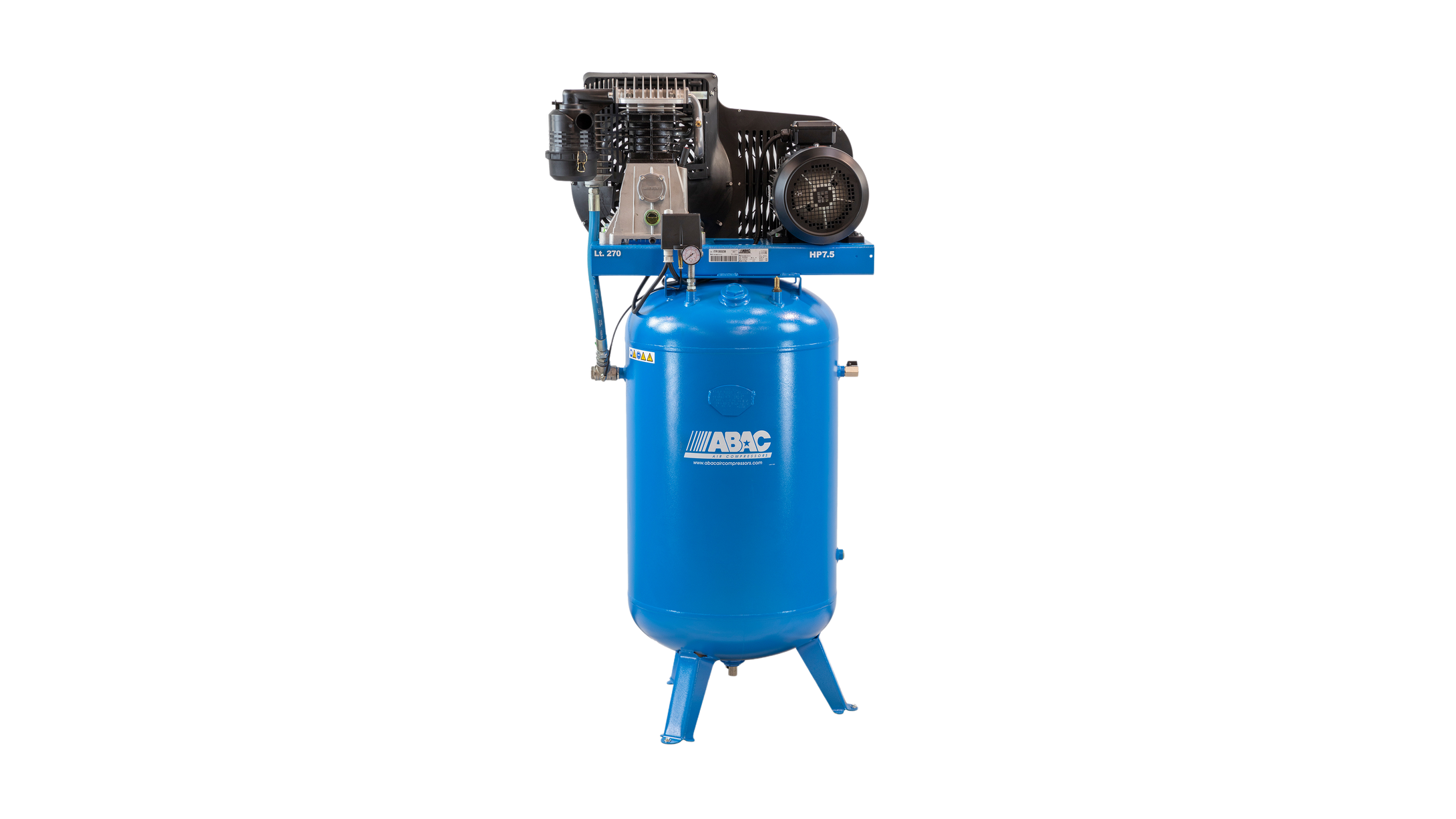 ABAC PRO B6000 270L VT7.5 Vertical Air Compressor 400Volt - 4116017001