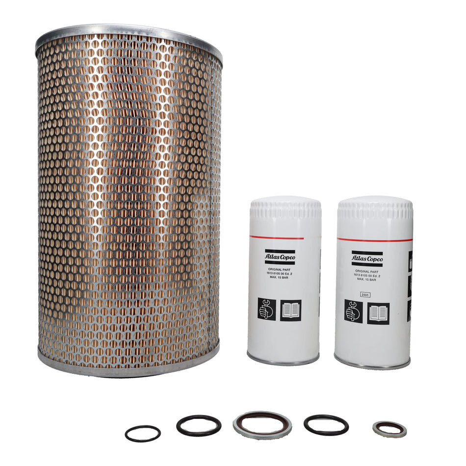 Atlas Copco Air Oil Filter Kit GA90 to GA160 - 2901005000 - airlinkcompressors.com