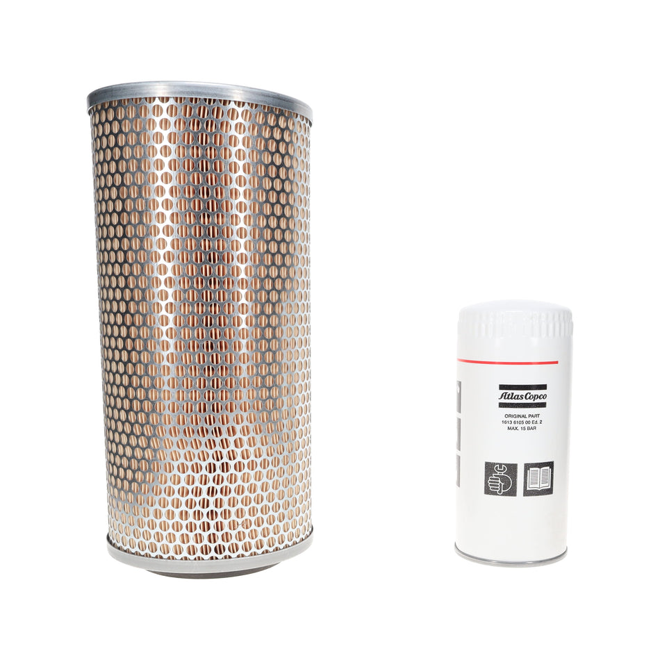 Atlas Copco Air Oil Filter Kit GA30 to GA45 - 2901020900 - airlinkcompressors.com