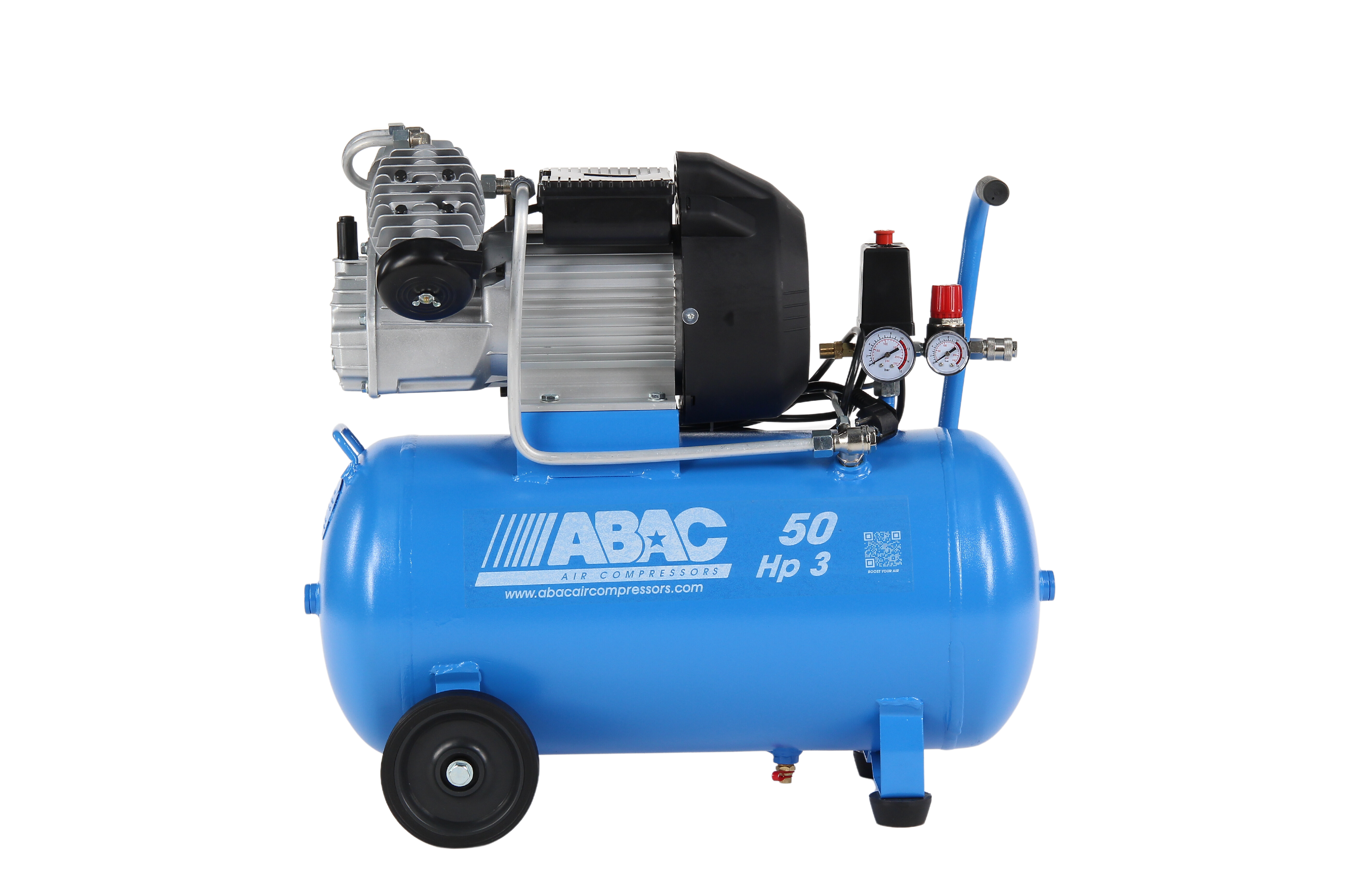 ABAC V36/50 Air Compressor 12.5 CFM 2.2kW 240V 10 Bar 50Lt Receiver - 1129981090