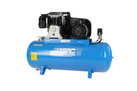 Abac PRO B6000 270L FT7.5 - 3 Phase 5.5kw 270L 29CFM 11Bar Air Compressor - 4116020193