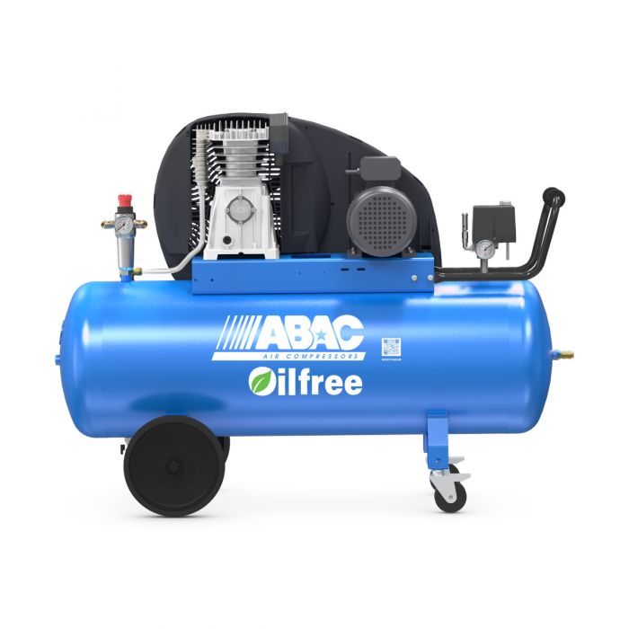 ABAC Expert EXP A39B-0 200 CM3 UK Oil Free Belt Drive Compressor - 4116028571