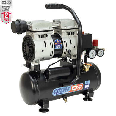 SIP QT 6ltr Oil Free Low Noise Direct Drive Compressor - 05398